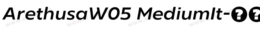 ArethusaW05 MediumIt字体转换